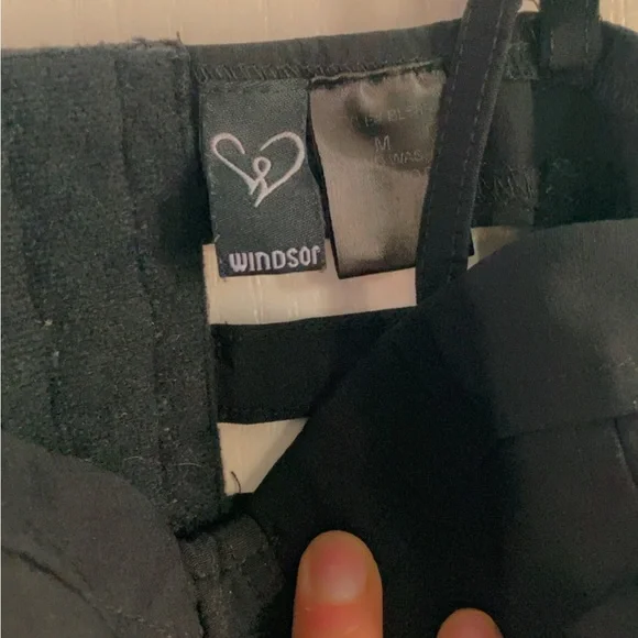 Windsor Black Cage Crop Top - Picture 2 of 3